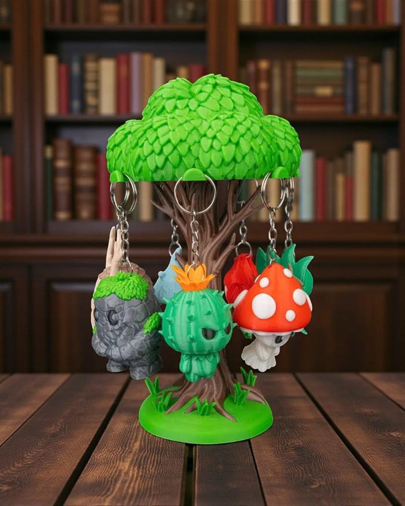 May Tree Keychain Display Tree! Keychain/bracelet/necklace! Spinning Tree for Jewelry - Etsy