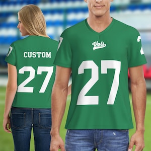 Personaliz Jerseys V-neck Sports Jerseys Make your Jersey Streetwear Jerseys Suitable for Basketball,Rugby,Football Players Team Uniforms.