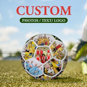 Personalized Photo Football, Autograph Football, Youth Football, Gifts for Football Lovers, Football Gifts for Coaches, Boys, Girls
