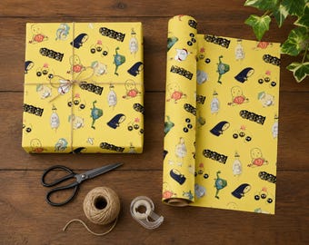 Spirited Away Themed Gift Wrap ~ Custom Anime Wrapping Paper, Studio Ghibli