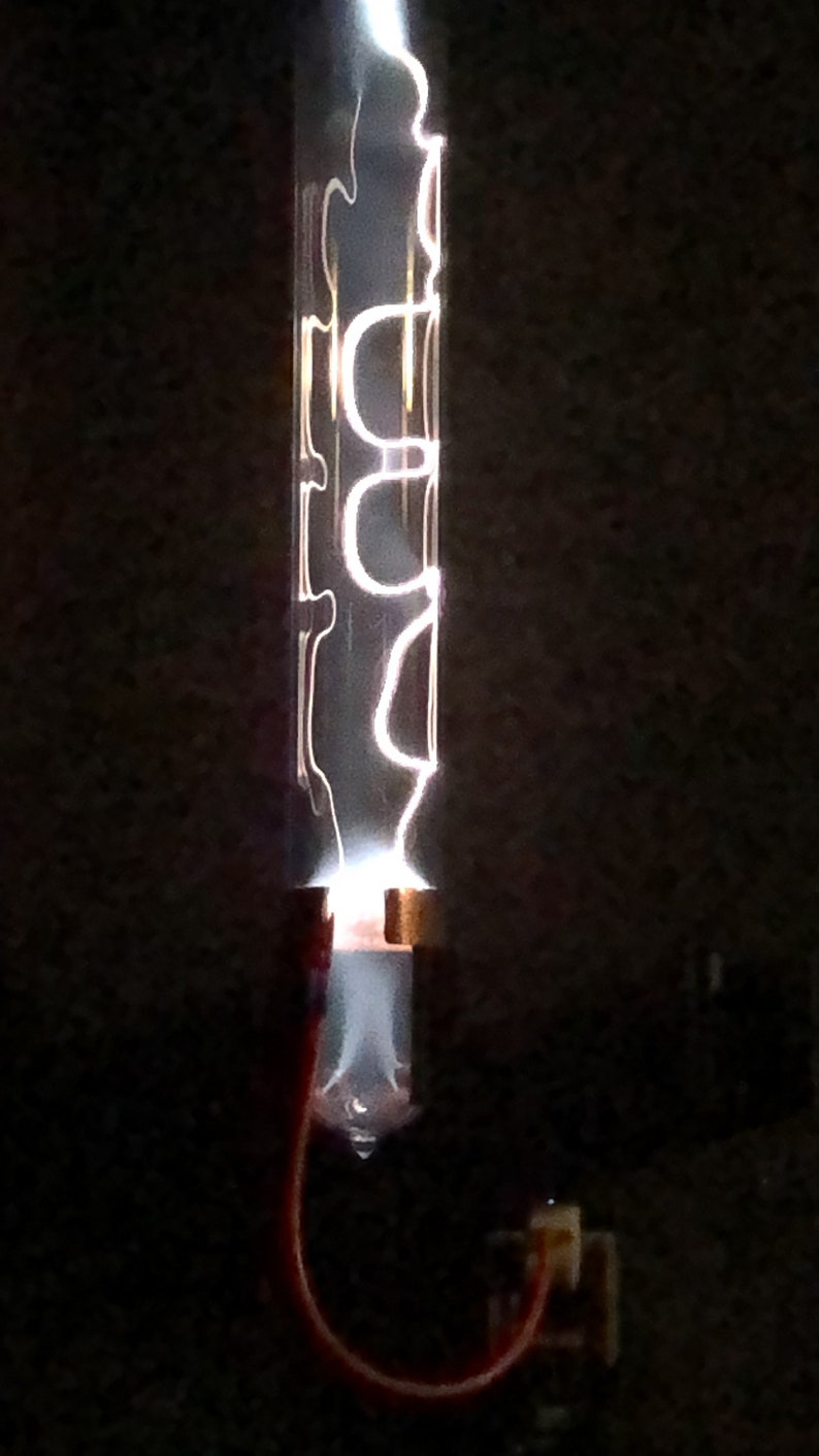 Krypton Neon Argon 469 Plasma Glass Lamp Single Etsy