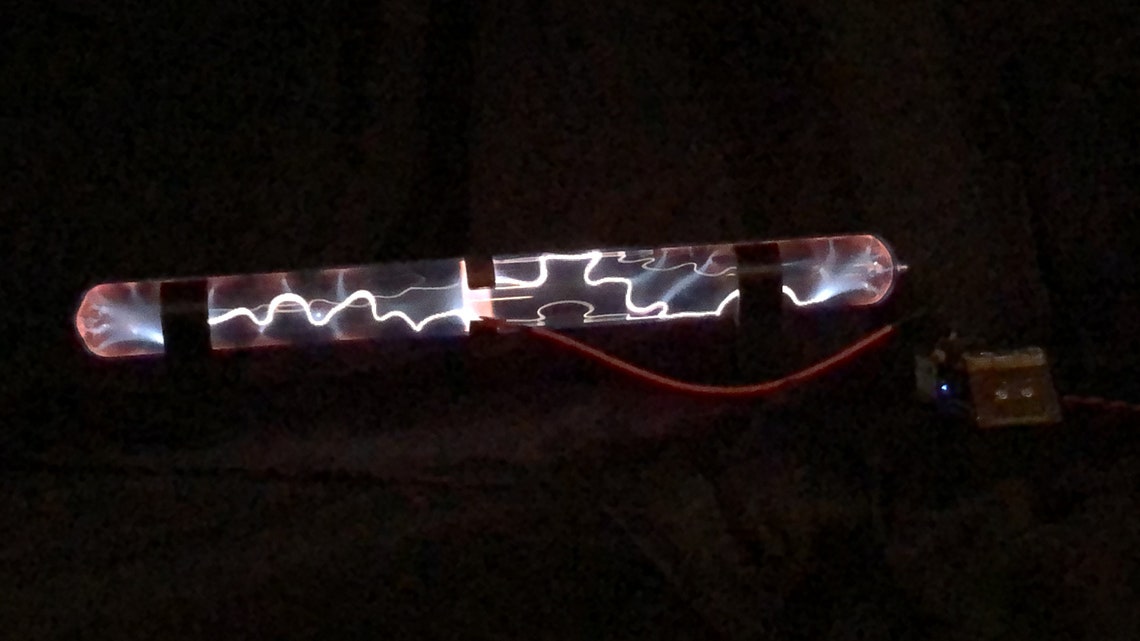 Krypton Neon 342 Plasma Glass Lamp Single Etsy