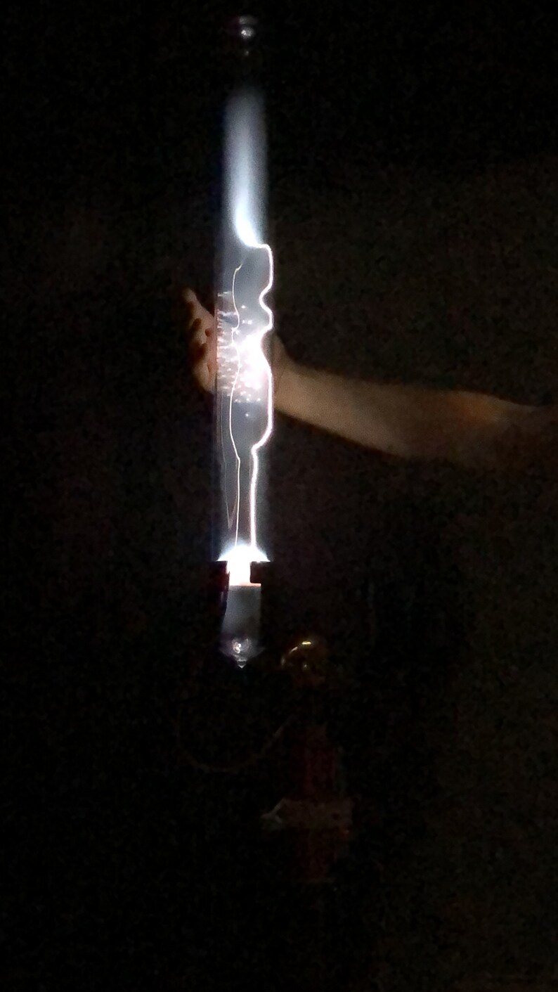 Krypton Neon Argon 469 Plasma Glass Lamp Single Etsy