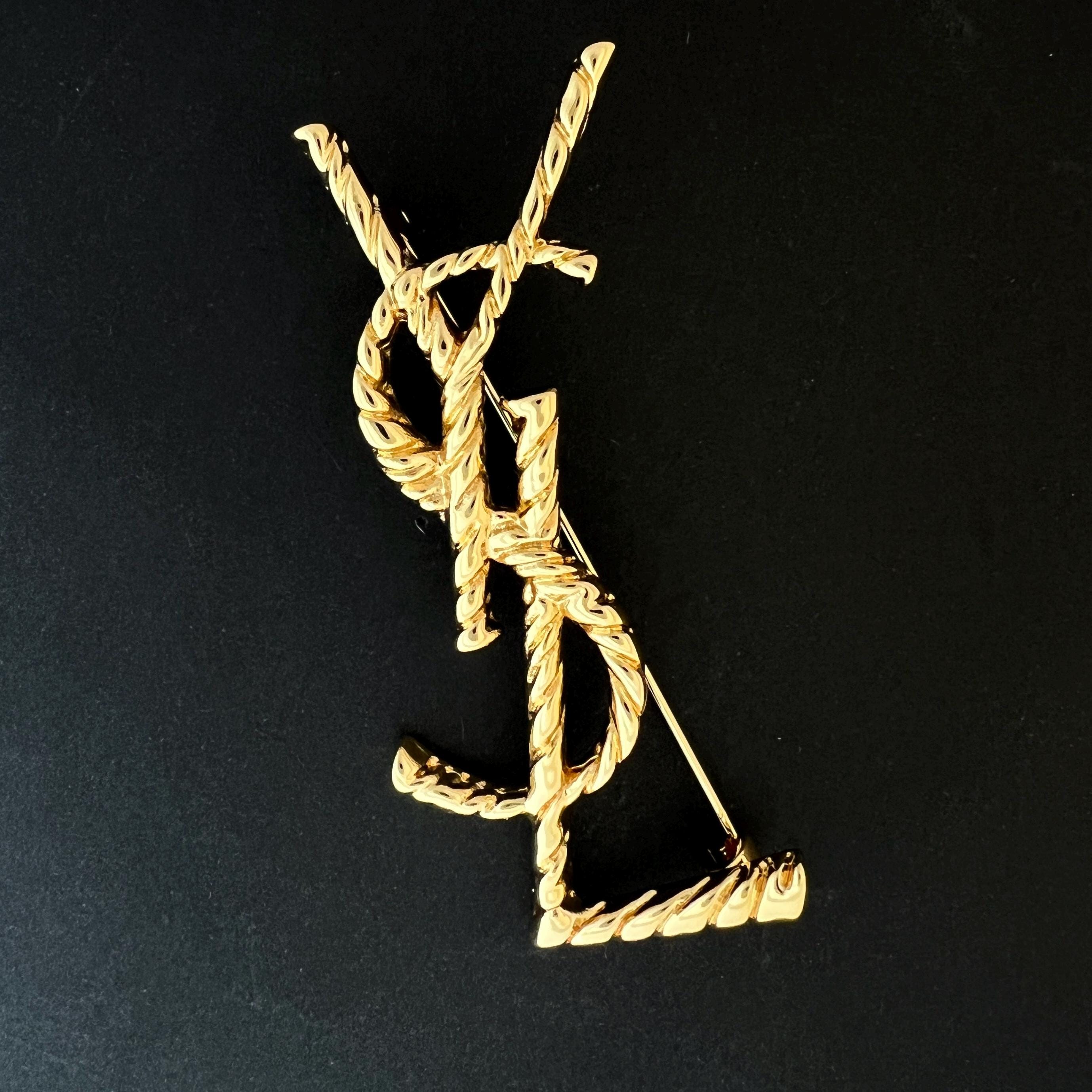 お箱付き‼️❤︎ YSL ❤︎ Vintage ❤︎ broach Ysl Brooch - Etsy