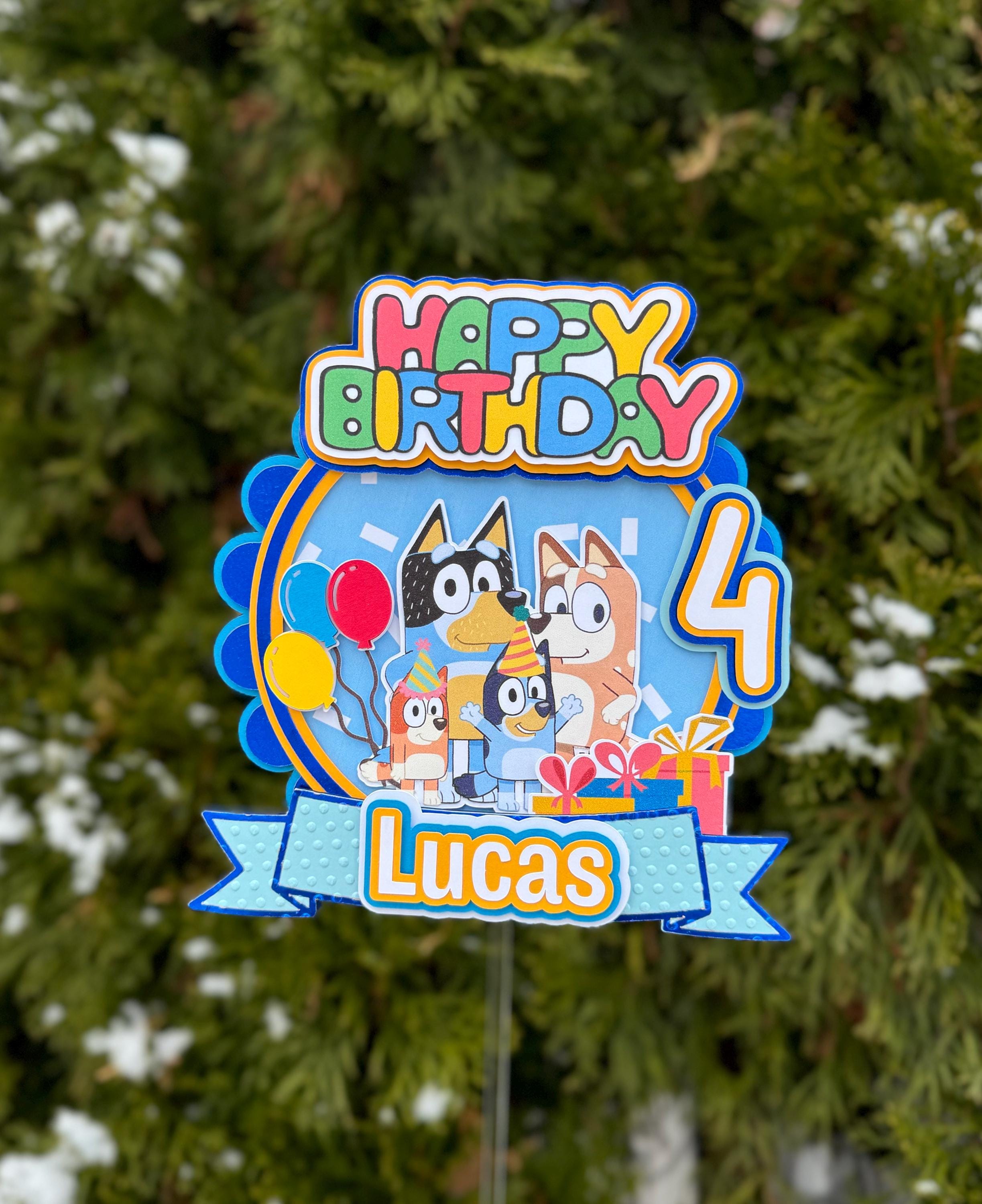 Bluey Cake topper