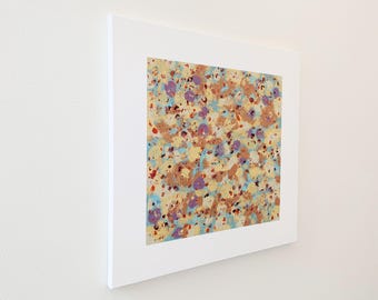 Abstract Expressionist Painting: Bold Acrylic Canvas Art (30x30 Inch)