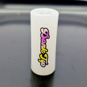 Glass Tip Dank Tip Mouthpiece Vortex Twisted Slim 12mm - 7 Holes - Cooling Filter - Limited Edition - Solid White