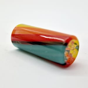 Glass Tip Mouthpiece Vortex Twisted Slim 12mm - 7 Holes - Cooling Filter - Limited Edition - Carnival Spiral