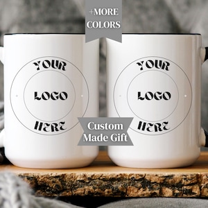 Custom Logo Mug, Personalized Business Mug, Branded Coffee Mug, Company Logo Mug, Custom Printed Mug, Small Business Merch, Promotional Mug