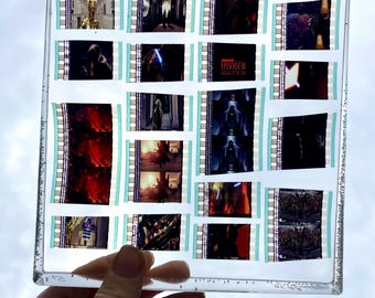 Star Wars Revenge of the Sith, afl. 3 filmhars – 35 mm-filmcellen – authentieke filmfilmstrips – bewaard in hars – filmmemorabilia