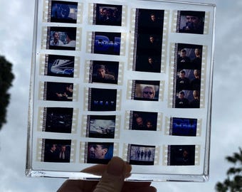 Heat, 1995. Authentieke 35 mm-film bewaard in hars door @jmfilmresins