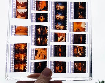 The Mummy-filmstrips • Authentieke 35 mm cinema-conserveringskunst (6"x6")