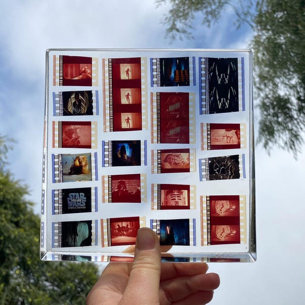 Star Wars: Empire Strikes Back • 35mm Film Strips - Authentic Theater Film preserved in Museum Grade Resin by @jmfilmresins •