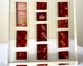 The Thing, 1982 — 35mm Film Resin Art: Authentic Movie Frames preserved in resin