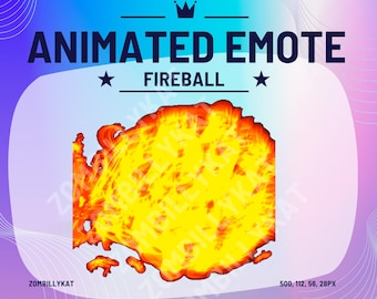 Twitch, Animated, animiert, emote, emotes, discord, fireball, ball, fire, feuer, feuerball, youtube, stream, streamer, streaming,