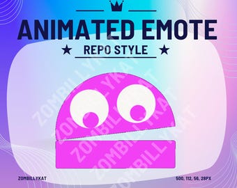Twitch, animated Emote, Emotes, stream, Streamer, Streaming, Repo, Horror, Game, youtube, discord,