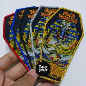 Iron Maiden Powerslave Woven Patch - Metal Band Merch