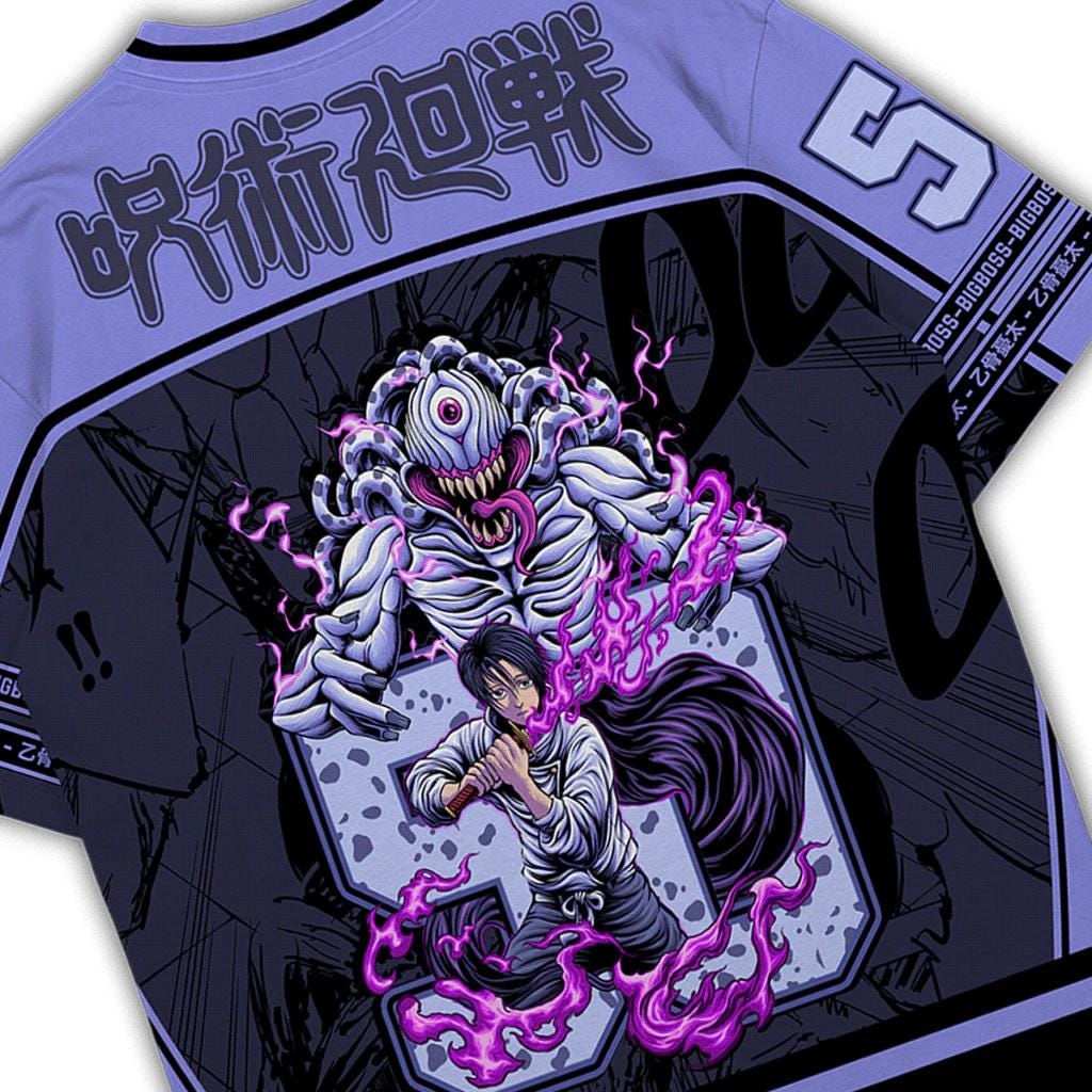 Okkotsu Yuta Anime Baseball Jersey | Jujutsu Kaisen Rika Cosplay