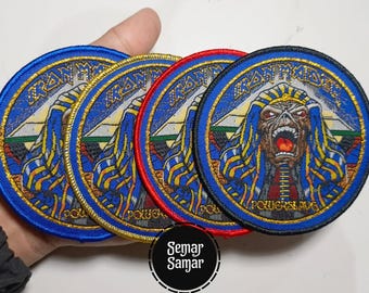 Iron Maiden Powerslave Woven Patch: Heavy Metal Band Merch
