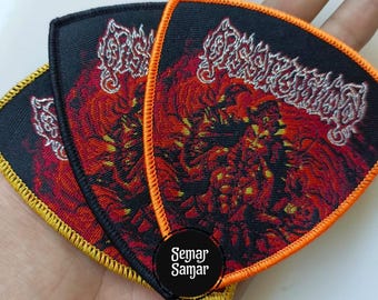 Naszywka tkana z filmu "Dissection Mahakali" | Emblemat zespołu deathmetalowego Blackened
