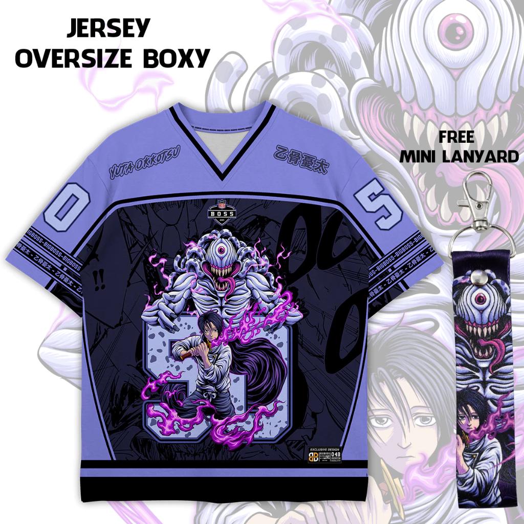Okkotsu Yuta Anime Baseball Jersey | Jujutsu Kaisen Rika Cosplay Okkotsu Yuta Anime Baseball Jersey | Jujutsu Kaisen Rika Cosplay