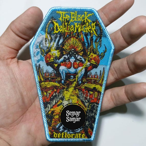 The Black Dahlia Murder 'deflorate' Woven Patch | Death Metal Sew