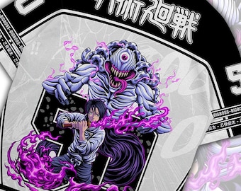 Okkotsu Yuta Anime Baseballtrikot | Jujutsu Kaisen Rika Cosplay