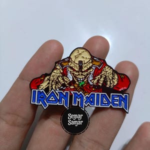 Iron Maiden The Trooper Enamel Pin | Eddie Metal Band Pin | NWOBHM Heavy Metal Pin | Battle Jacket Vest Enamel Pin | Collectible Metal Pin