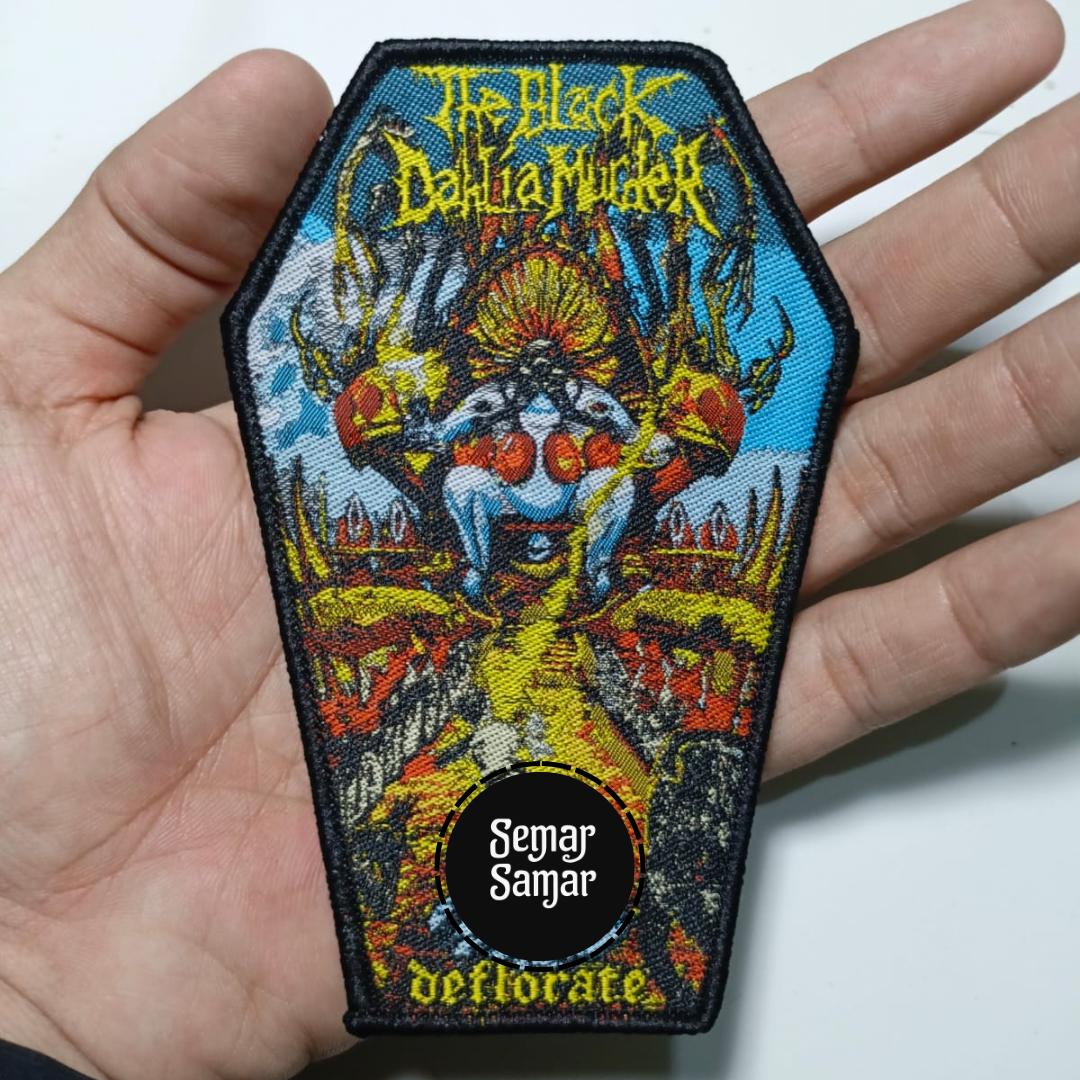 The Black Dahlia Murder 'deflorate' Woven Patch | Death Metal Sew