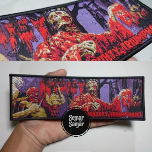 Autopsy Morbidity Triumphant Patch | Death Metal Band Logo Patch | Battle Jacket or Vest Woven Patch | Collectible Metal Patch Merch Rare