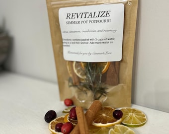 Citrus & Spice Simmer Pot Potpourri: Home Aroma