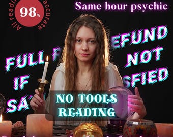 Same Hour Tarot Card Reading, Psychic Insight