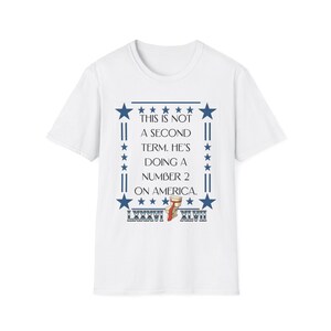 Trump&#39;s Number Two Political Unisex T-Shirt, Patriotic Anti-Trump, Liberal Activist Tee, Democratic Quote Shirt, Resistance Apparel