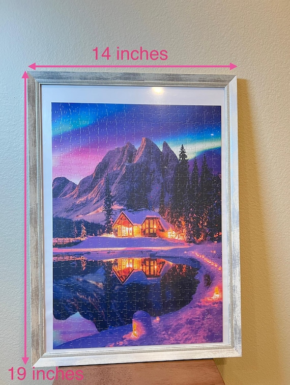 Completed Finished 1000 pcs Puzzle with frame Wall art and decorations