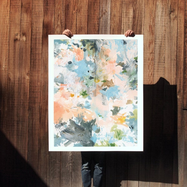 Unravel .  extra large wall art . giclee print