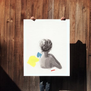 In Place . extra large wall art . giclee print image 1
