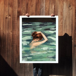 My Home is the Sea .  extra large wall art . giclee print