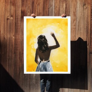 Alight . extra large wall art . giclee print