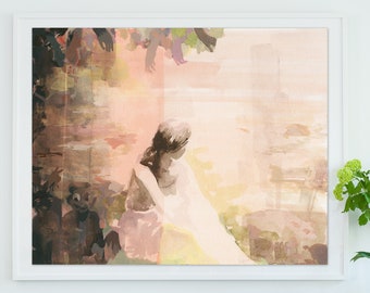 The Space Between . extra large wall art . horiztonal / landscape giclee print