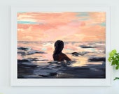 At Sunset . horiztonal / landscape giclee print