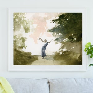 The Clearing .  horizontal giclee art print