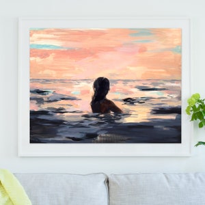 At Sunset . horiztonal / landscape giclee print