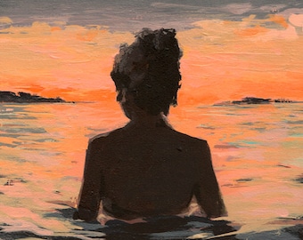 Summer Sunset .  giclee art print available in all sizes
