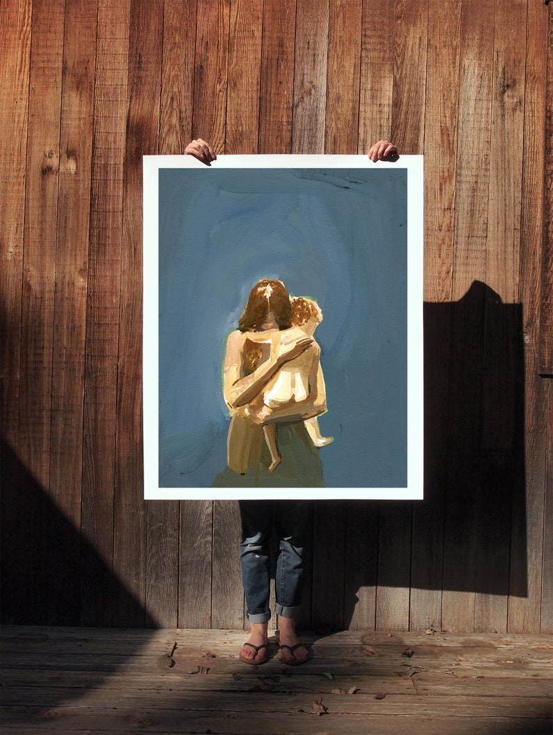 Comfort . extra large wall art . giclee print image 1