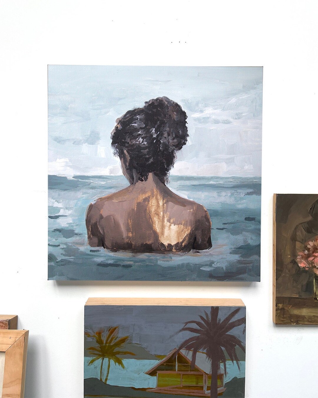 CANVAS Wall Art . the Bay . Ready to Hang . Gallery Stretched . Giclee Art Print Etsy