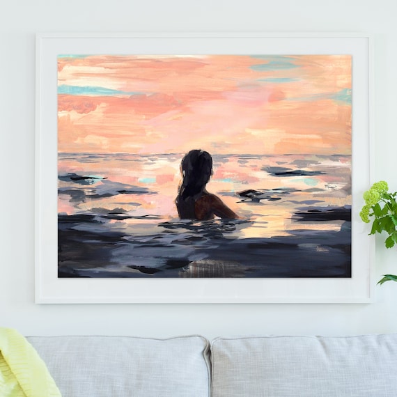 At Sunset . horiztonal / landscape giclee print
