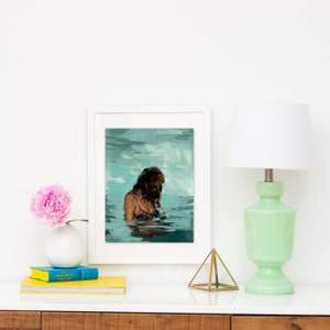 Summer Girl . giclee art print image 2