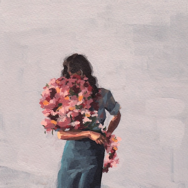 Flower Child .  giclee art print available in all sizes
