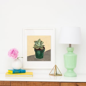 Succulent . giclee art print in all sizes image 2