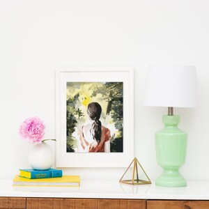 In the Pines . giclee art print image 2